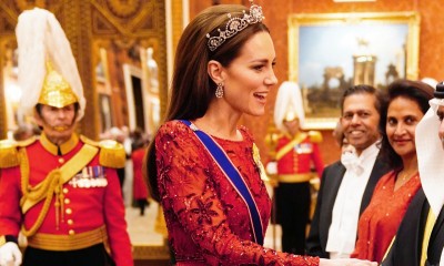 Kate Middleton w diamentowych kolczykach Elżbiety II