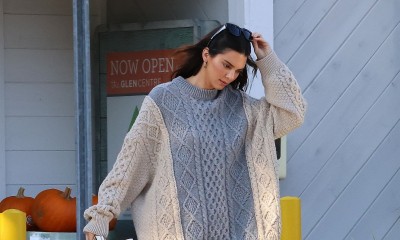 Kendall Jenner nosi sweter jak sukienkę
