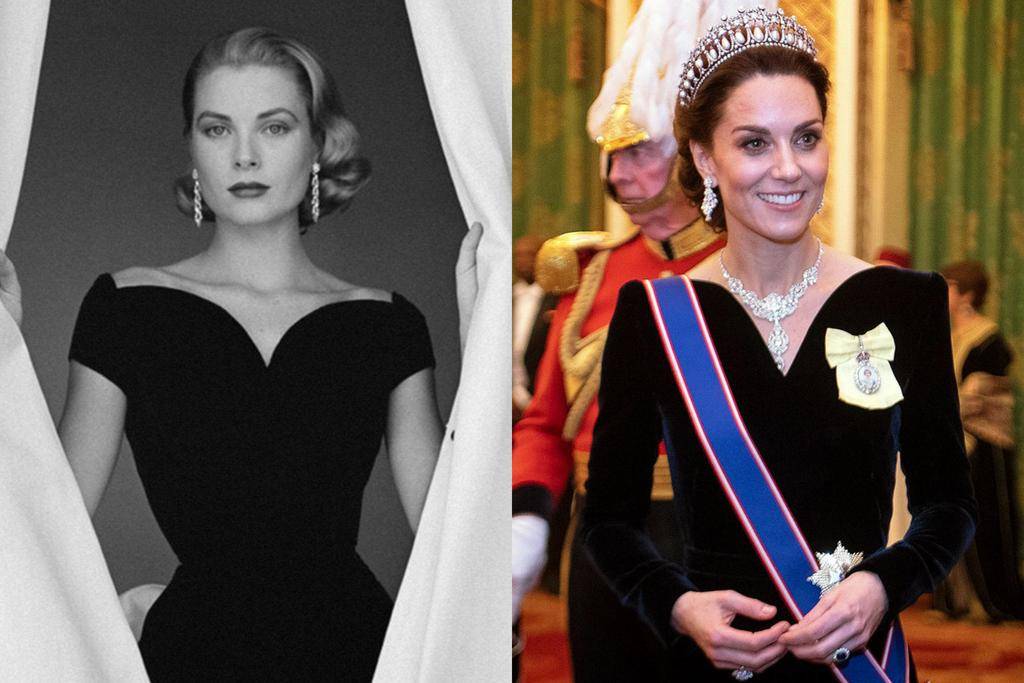 Grace Kelly (1955) i Kate Middleton (2019)