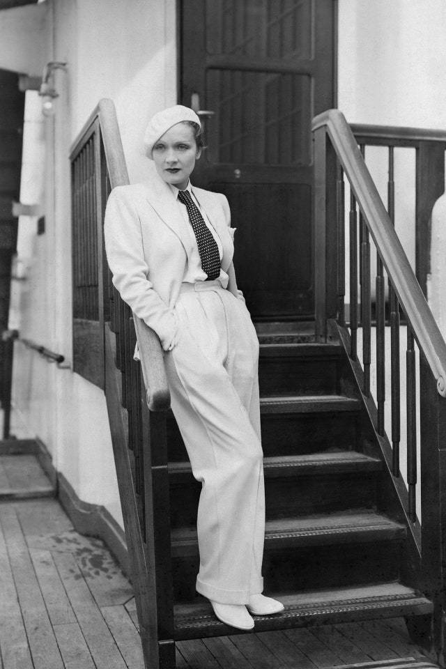 Marlene Dietrich w Vogue (Fot. Getty Images)