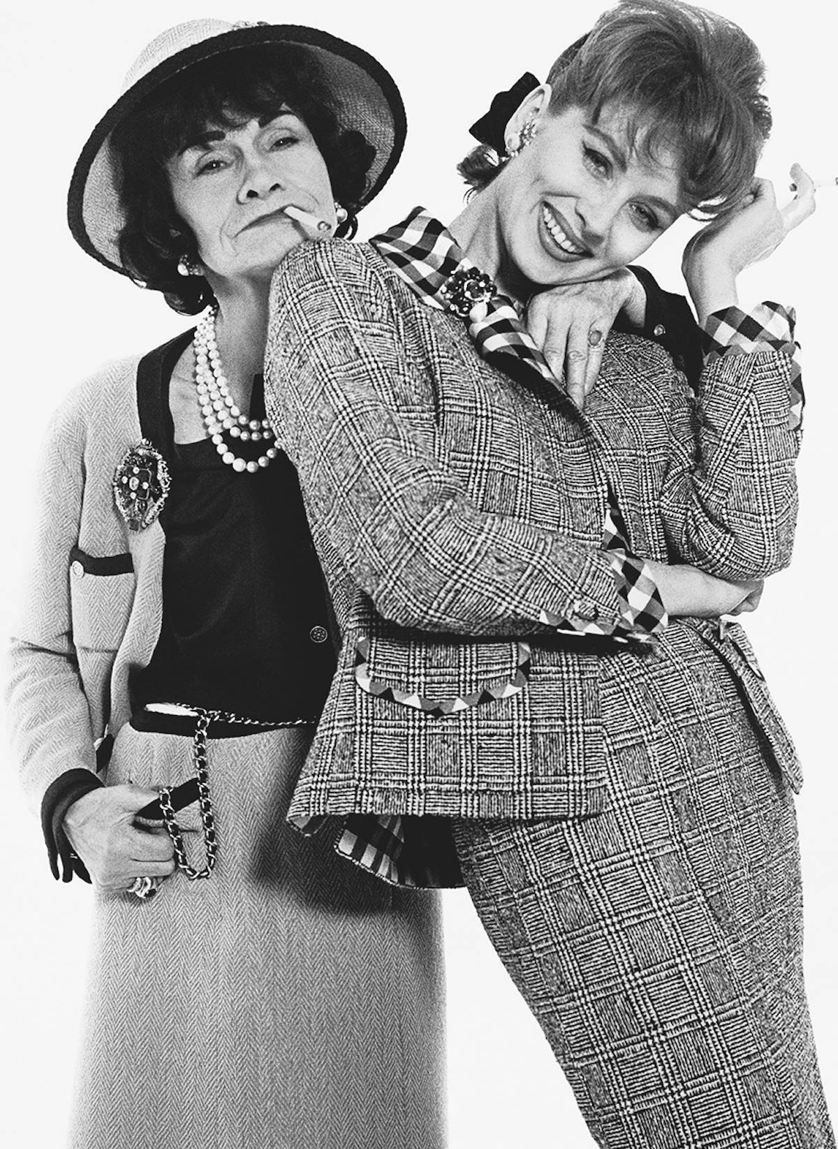 Richard Avedon. Gabrielle Chanel and Suzy Parker dressed by Chanel, Paris, January 1959 © The Richard Avedon Foundation