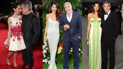 Najpiękniejsze kreacje Amal Clooney na randkę 