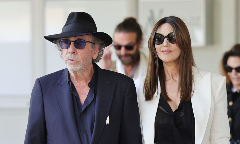 Zakochani Monica Bellucci i Tim Burton także w modzie uzupełniają się idealnie