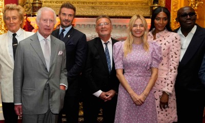 Sienna Miller, Naomi Campbell i David Beckham spotkali się z królem Karolem III