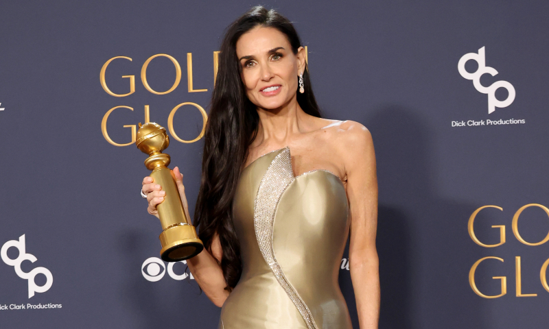 Demi Moore uczciła pierwsze zwycięstwo wzruszającą przemową na Złotych Globach