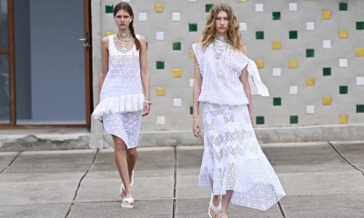 Sukienka biała koronkowa należy do najsubtelniejszych trendów lata 2024 roku