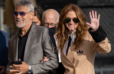 Garnitur stylowych aktorów: George Clooney i Julia Roberts