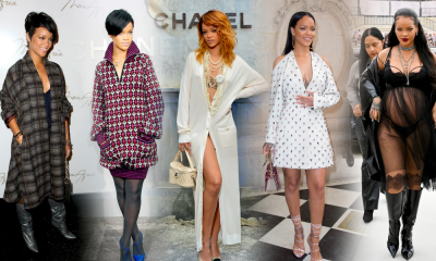 Rihanna w pierwszych rzędach pokazów mody