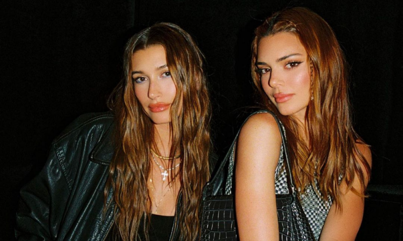 Kendall Jenner i Hailey Bieber: Boho hairmates 