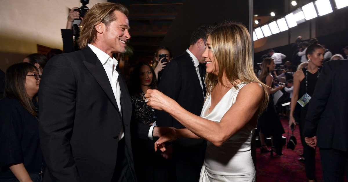 Jennifer Aniston i Brad Pitt za kulisami gali SAG