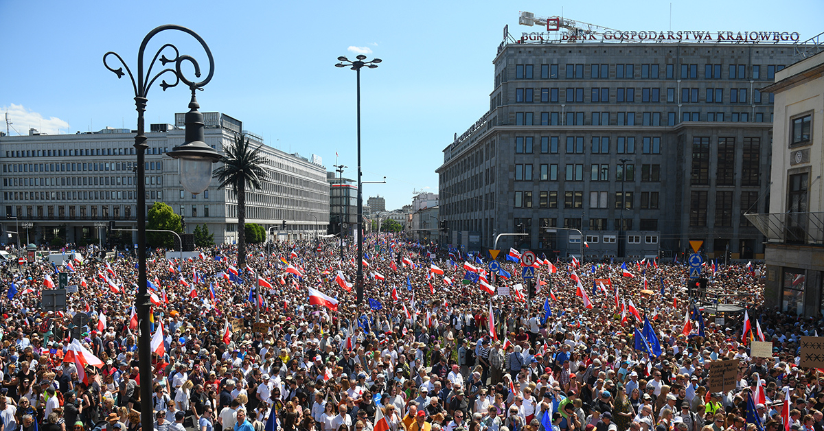 Tłumy Na „marszu 4 Czerwca” W Warszawie 7859