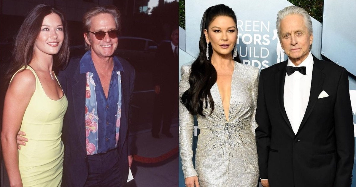 Wczoraj i dziś: Michael Douglas i Catherine Zeta-Jones