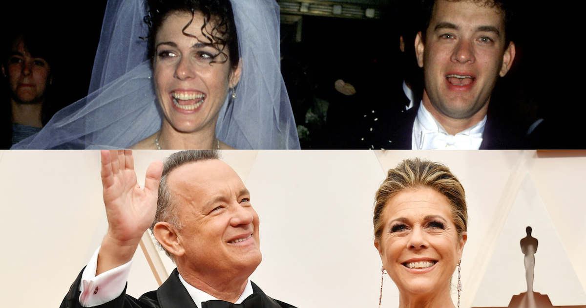 Wczoraj i dziś: Tom Hanks z Ritą Wilson