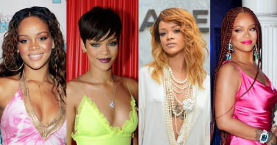Metamorfozy fryzur: Rihanna