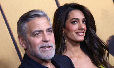 W wykonaniu Amal Clooney nawet neonowa sukienka staje się kreacją na czerwony dywan 