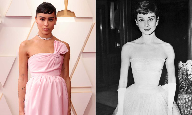 Oscary 2022: Zoë Kravitz niczym Audrey Hepburn 