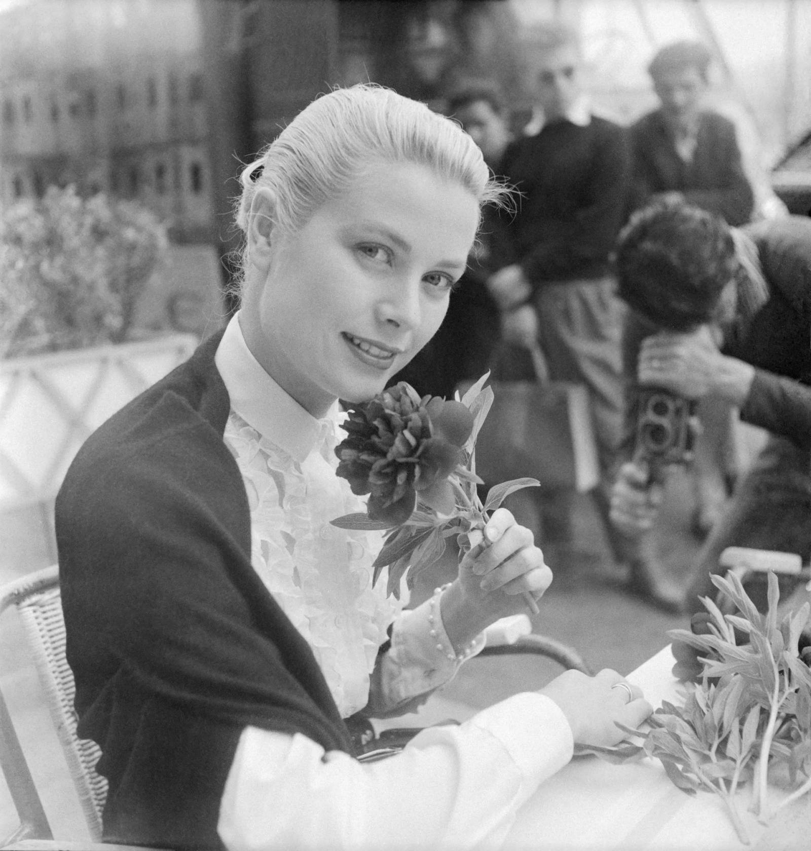 Grace Kelly na Festiwalu Filmowym w Cannes w 1955 roku