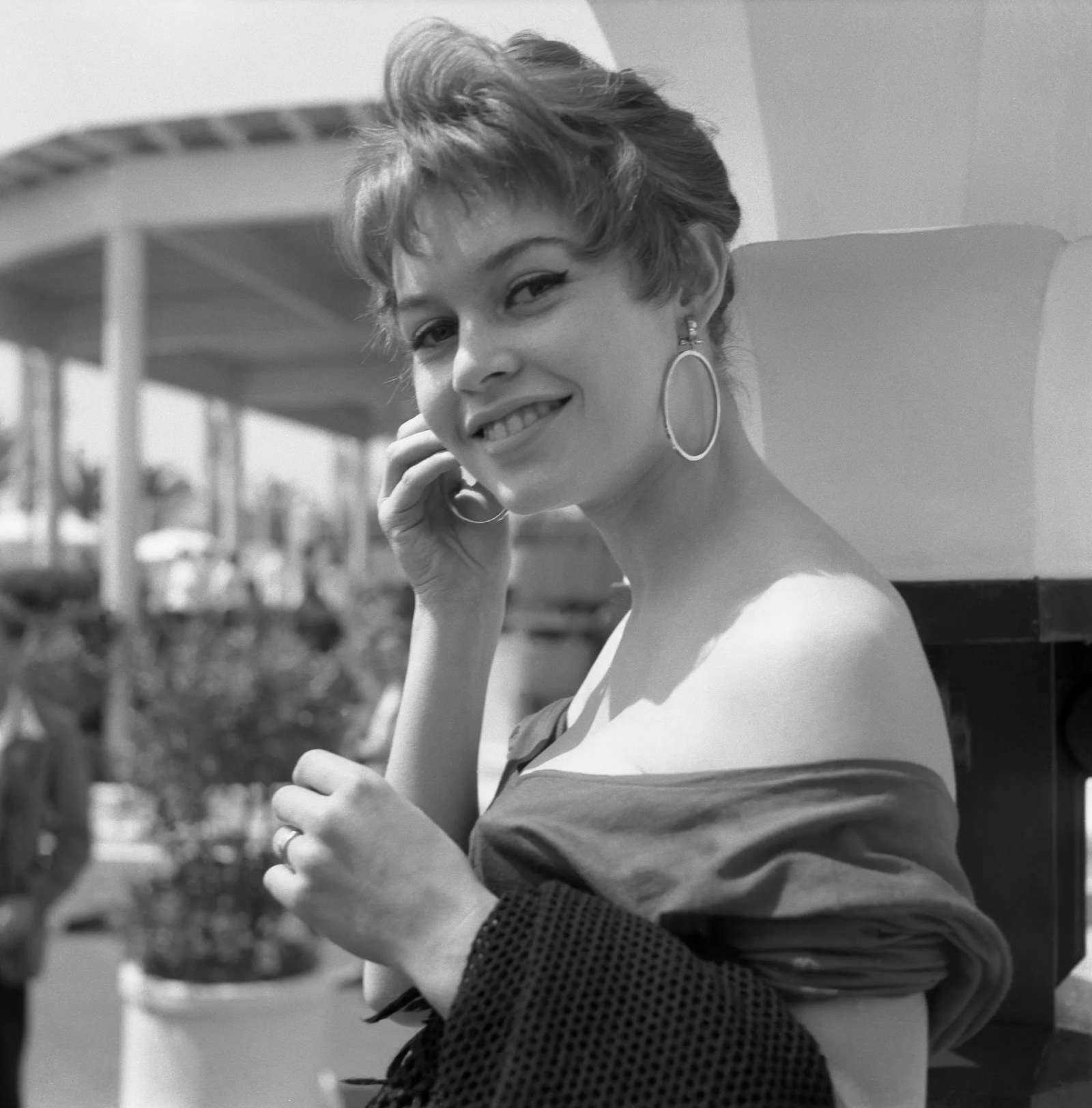 Brigitte Bardot na Festiwalu Filmowym w Cannes w 1955 roku