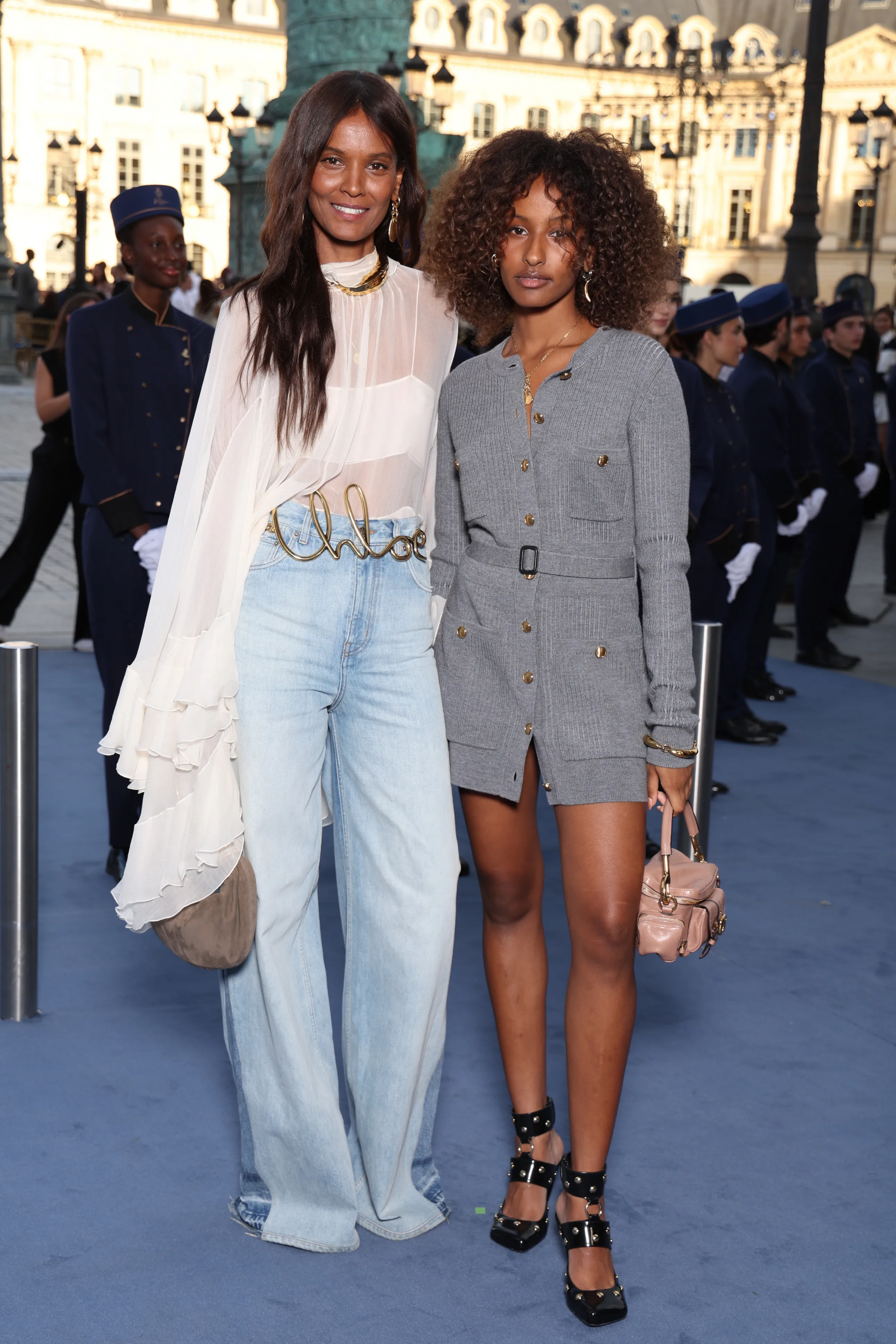 Liya and Raee Kebede w Chloé