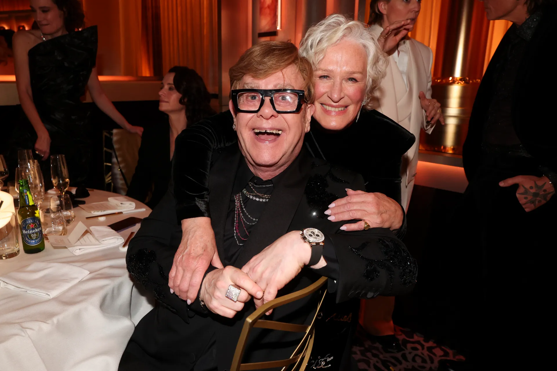 Elton John, Glenn Close