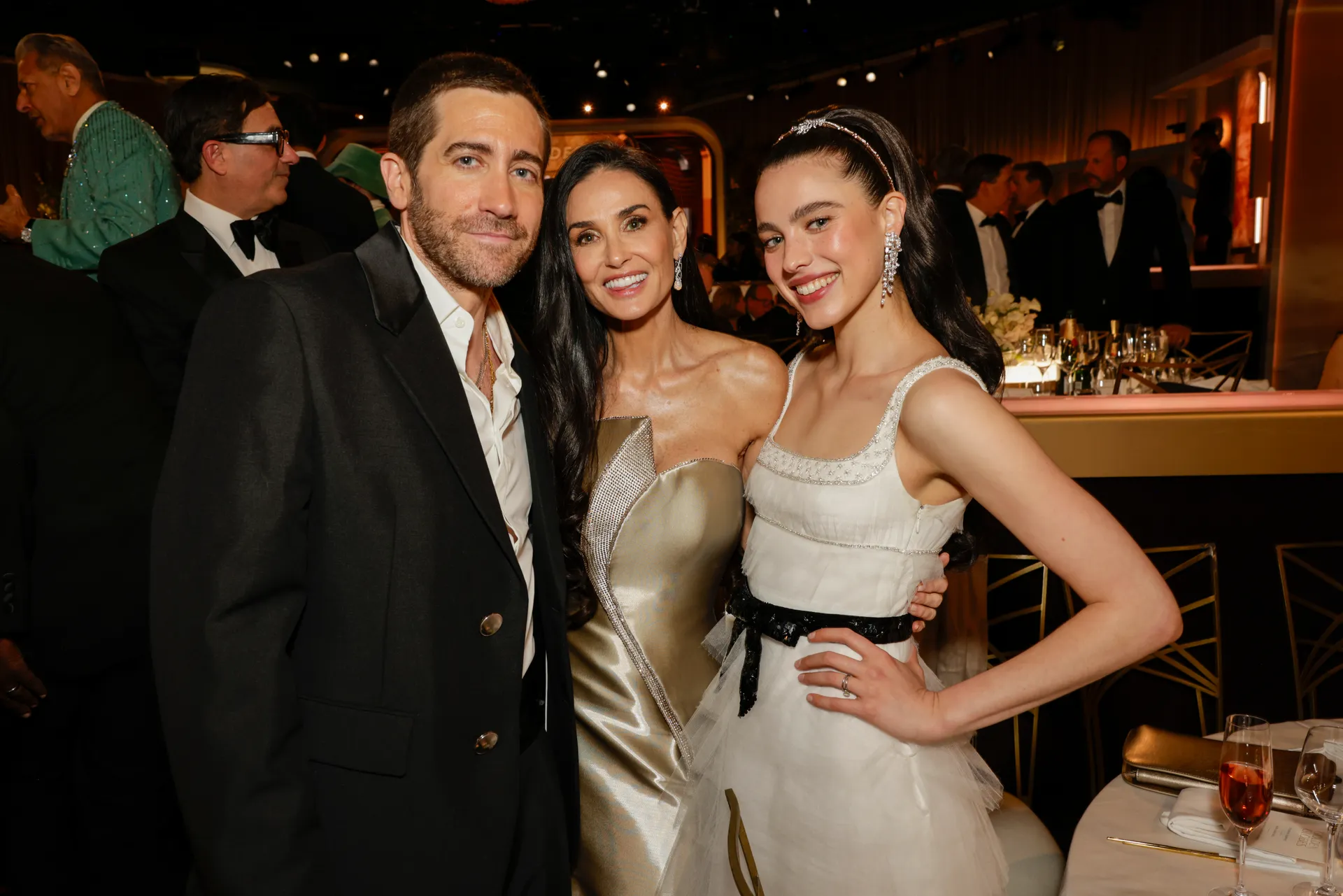 Jake Gyllenhaal, Demi Moore, Margaret Qualley