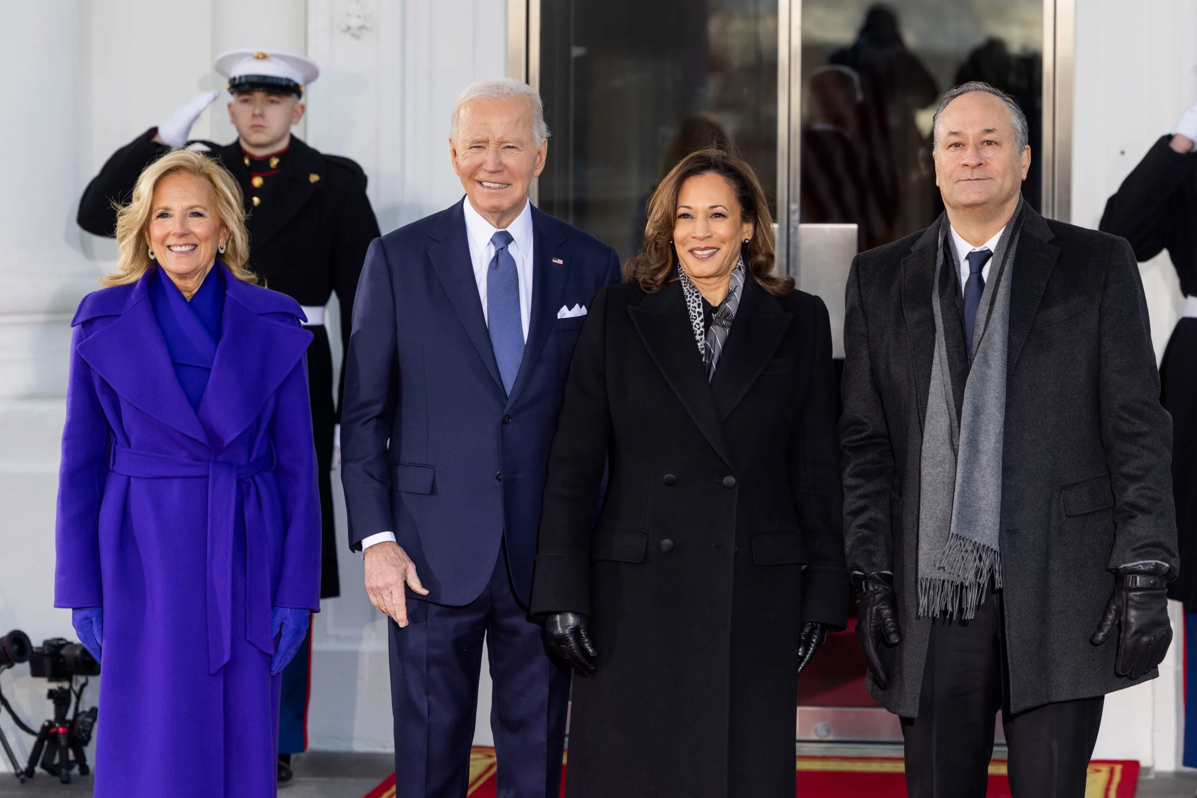 Jill Biden, Joe Biden, Donald Trump i Melania Trump