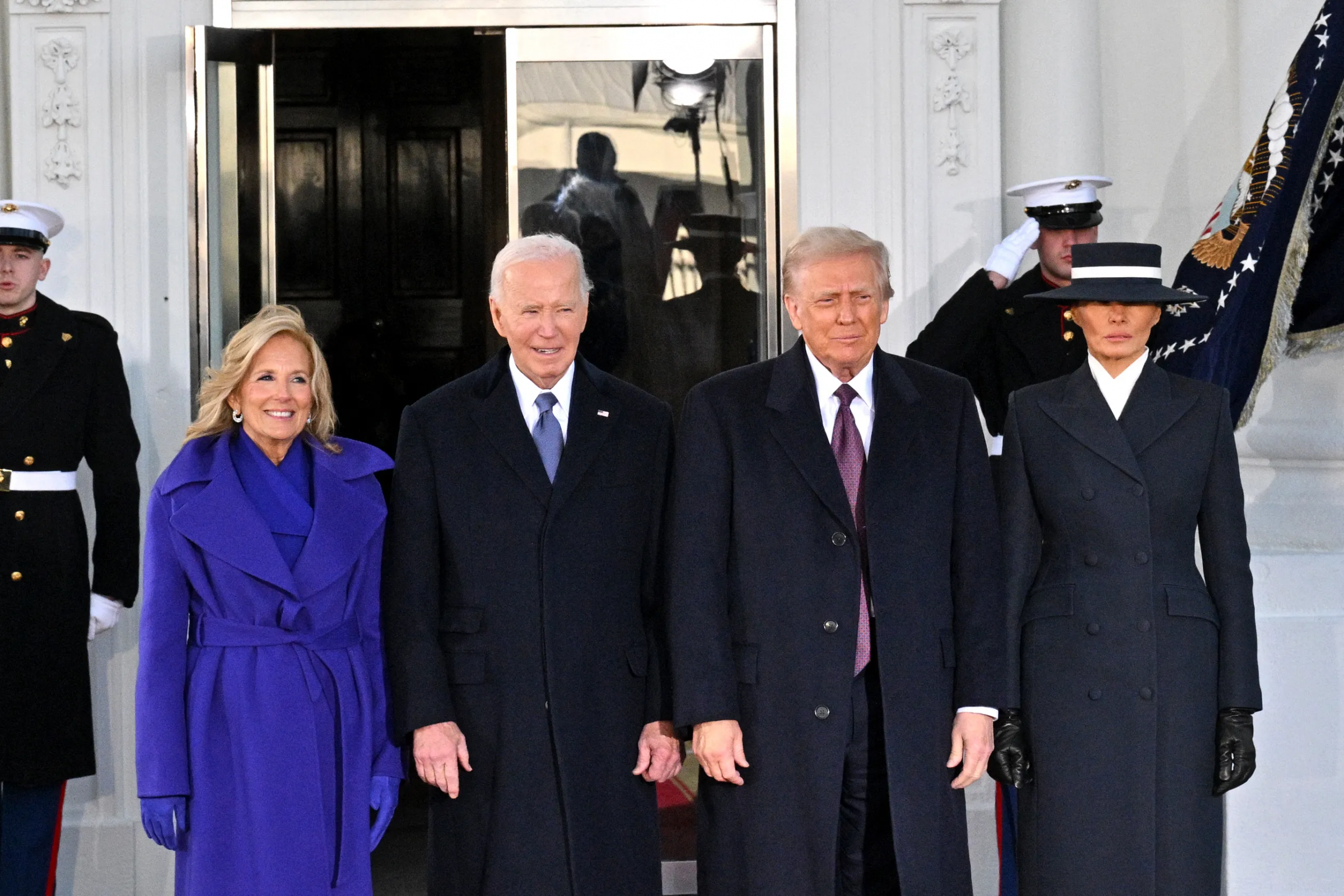 Jill Biden, Joe Biden, Kamala Harris, Doug Emhoff