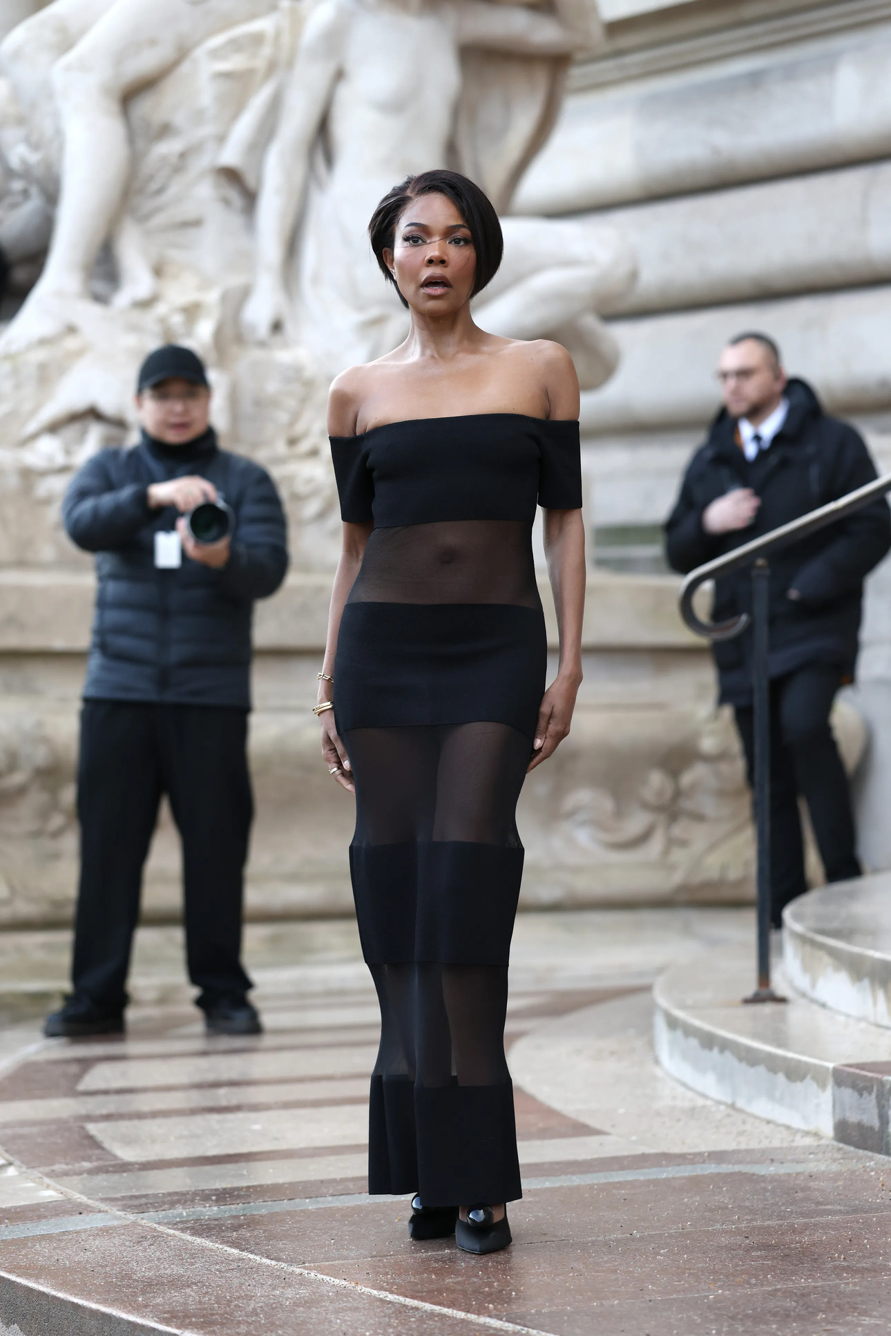 Gabrielle Union na pokazie Schiaparelli haute Couture wiosna-lato 2025