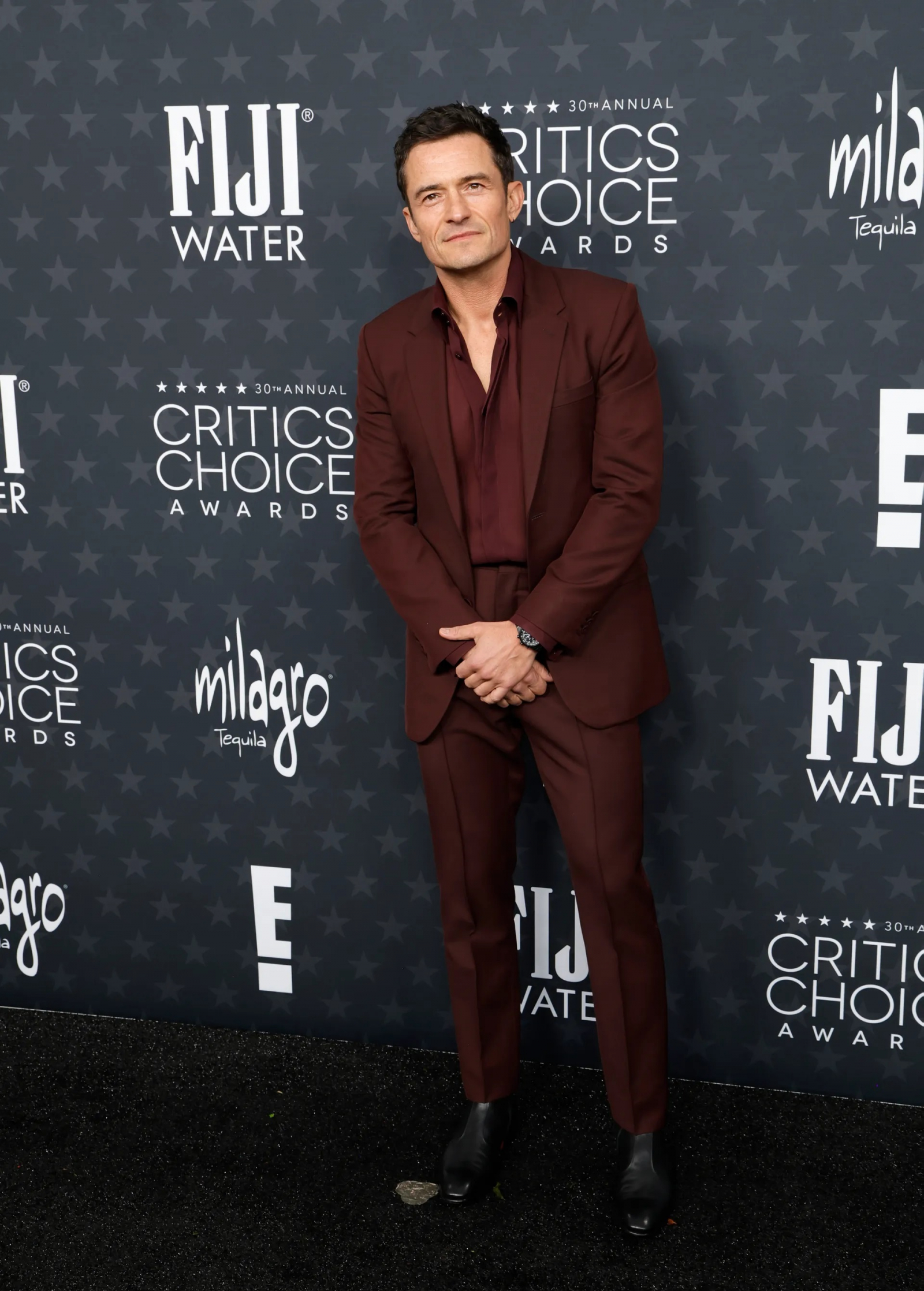 Orlando Bloom w garniturze Fendi