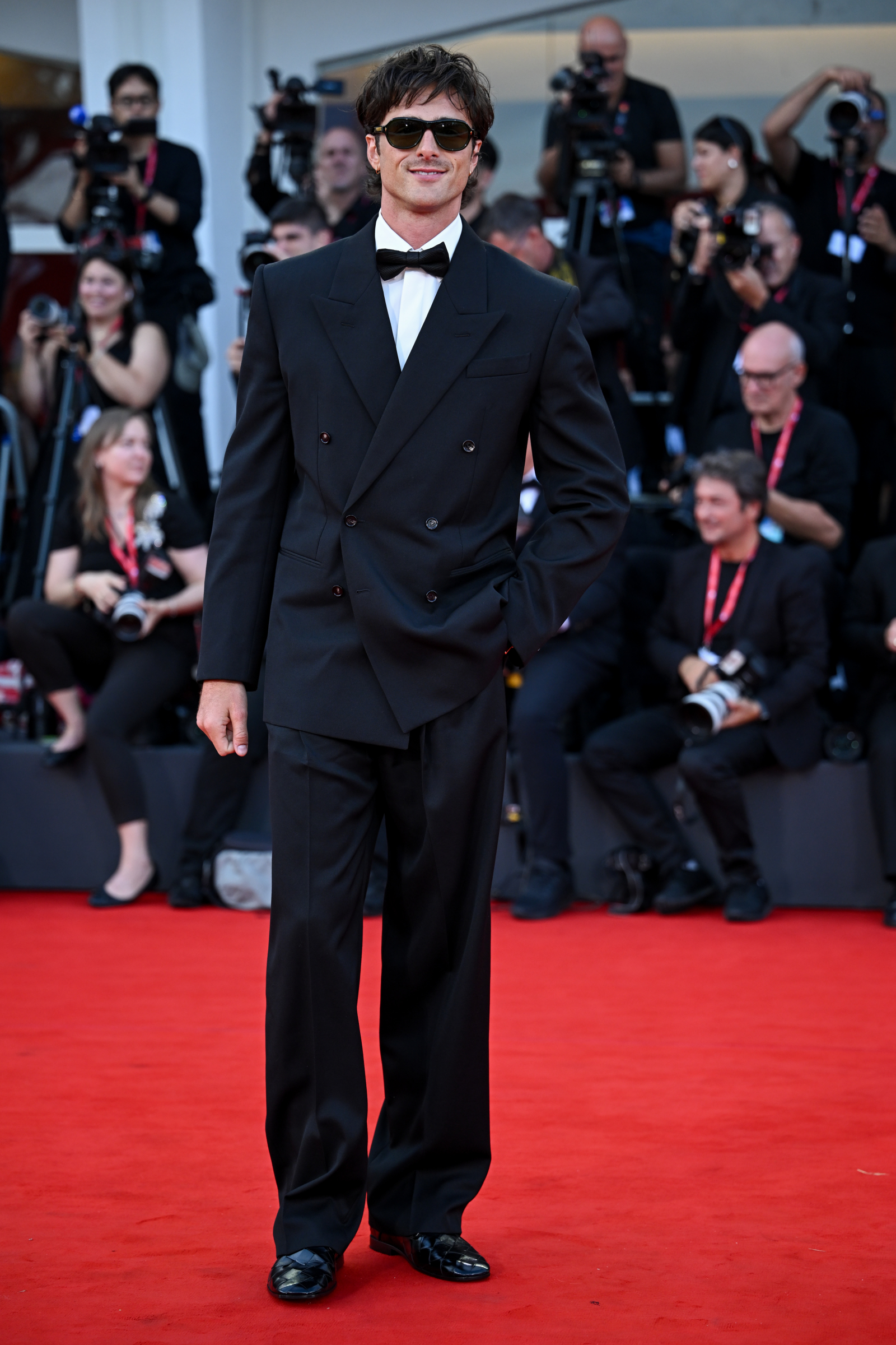 Jacob Elordi w stylizacji Bottega Veneta