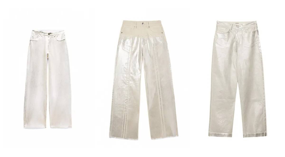 Białe jeansy Zara, Parfois, Yourturn / (Fot. Materiały prasowe)