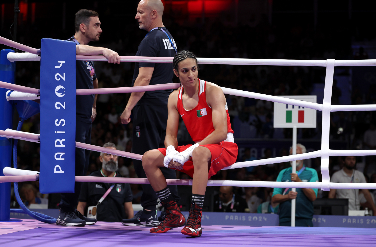 Imane Khelif (Fot. Richard Pelham/Getty Images)