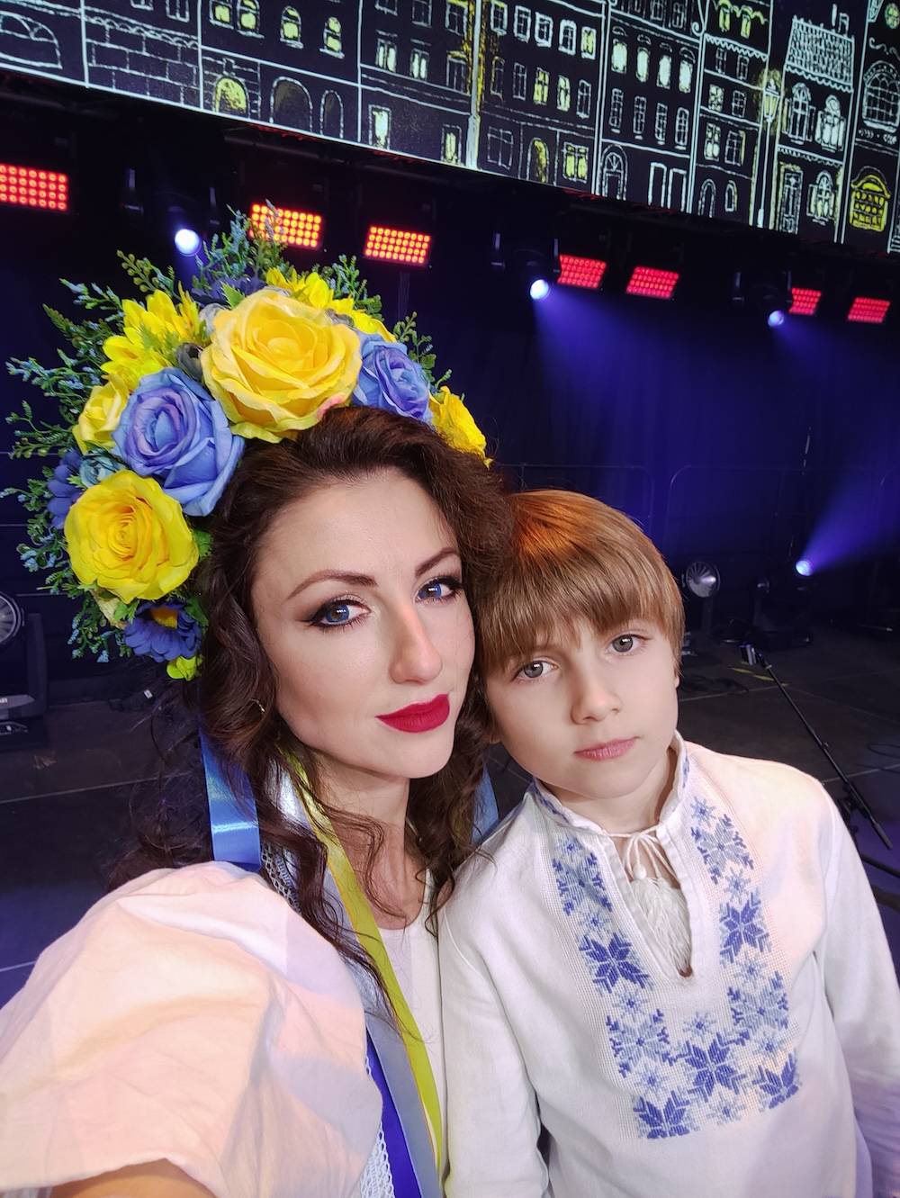 Vlada i jej syn Yarik występują w Polsce na scenie (Fot. archiwum prywatne)