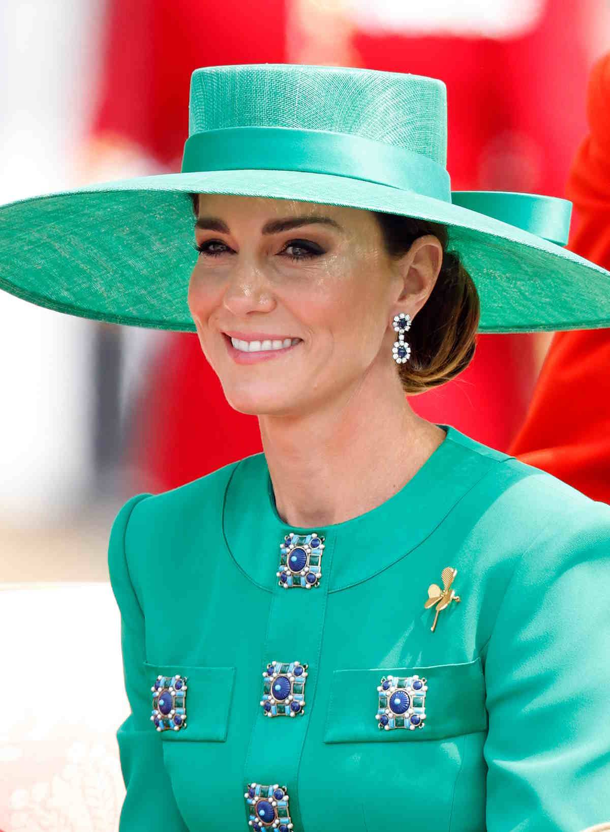 Księżna Kate podczas Trooping the Colour w 2023 roku.