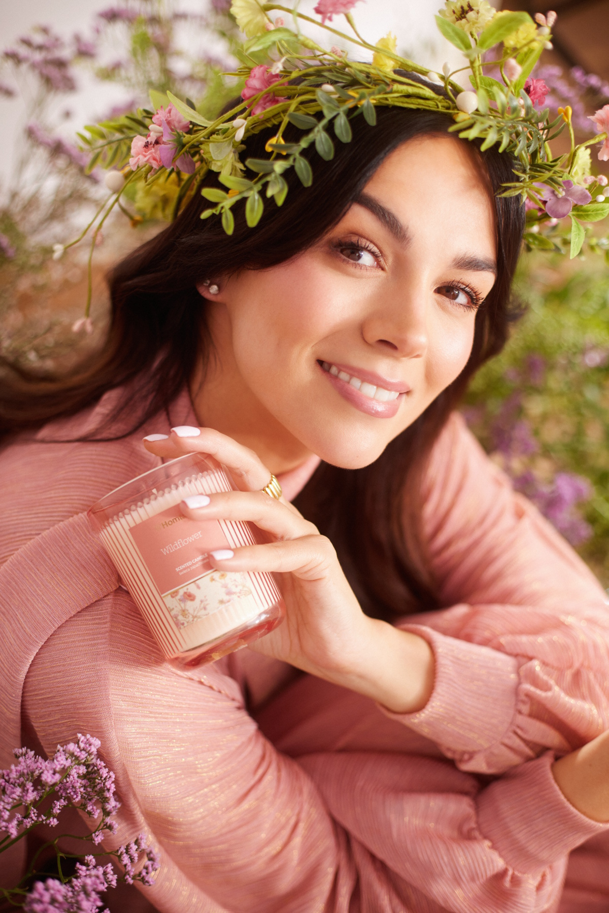 Wiosenna kolekcja Homla Meadow Flowers. Twarzą kampanii po raz kolejny została Paulina Krupińska.