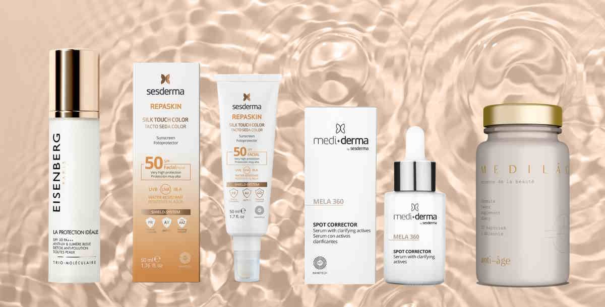 Produkty Eisenberg Paris, Sesderma, Mediderma i Medilage na lato 2024.