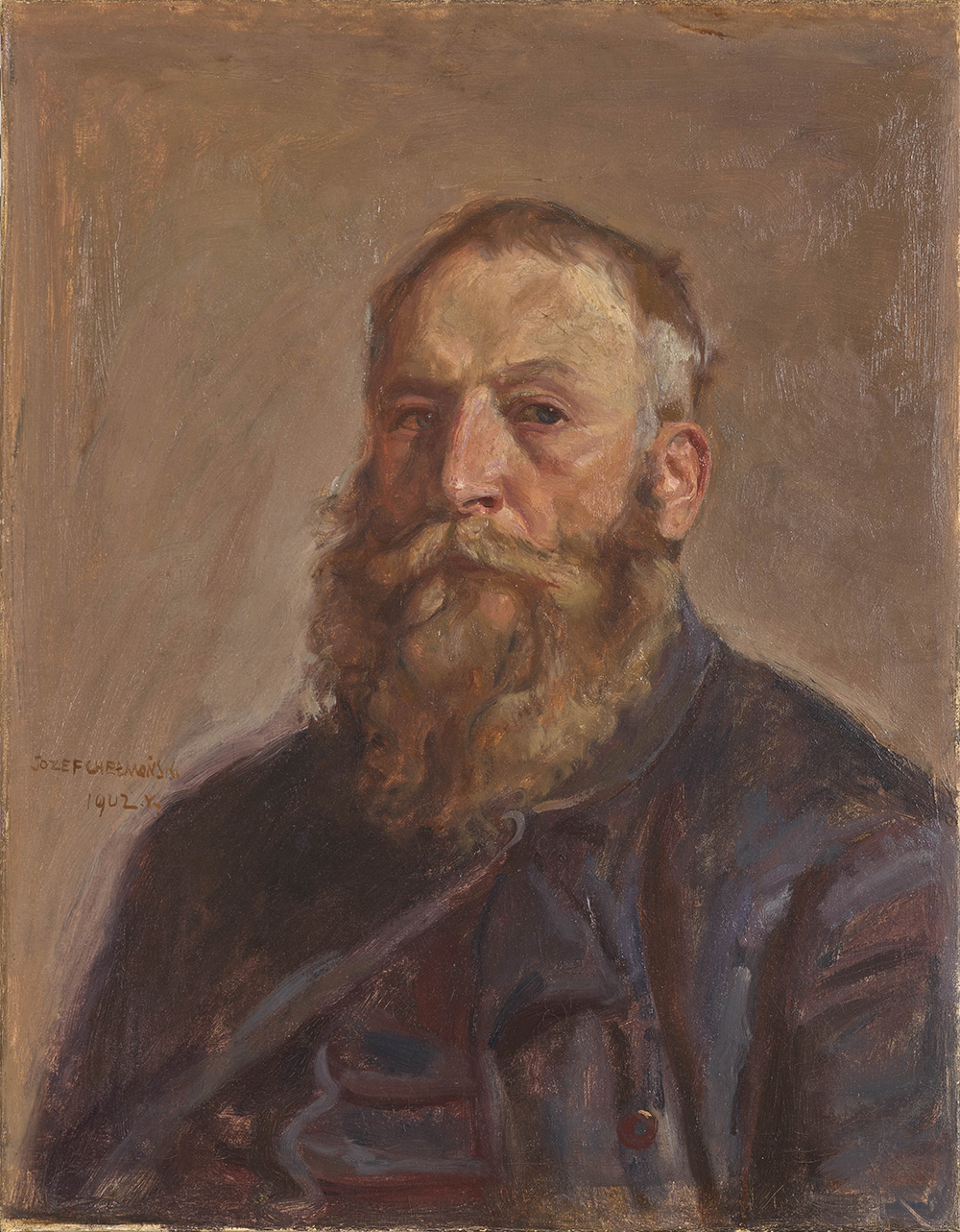 Józef Chełmoński, Portret własny, 1902 (Muzeum Narodowe w Warszawie)