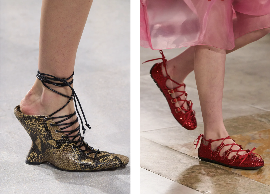 Dries Van Noten, Simone Rocha wiosna-lato 2025 (Fot. GoRunway)