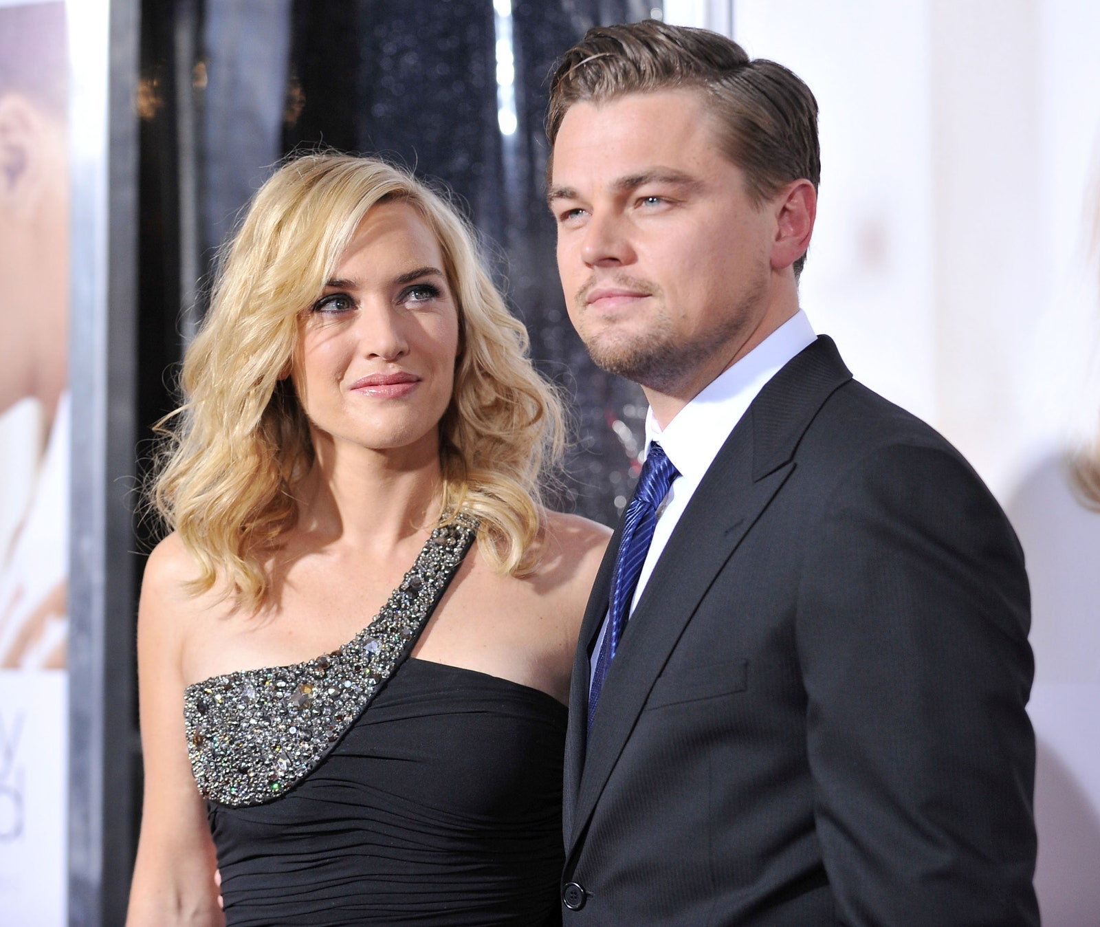 Kate Winslet i Leonardo DiCaprio na premierze filmu „Droga do szczęścia” w Los Angeles, grudzień 2008 r. (Fot. Jon Kopaloff/Getty Images)