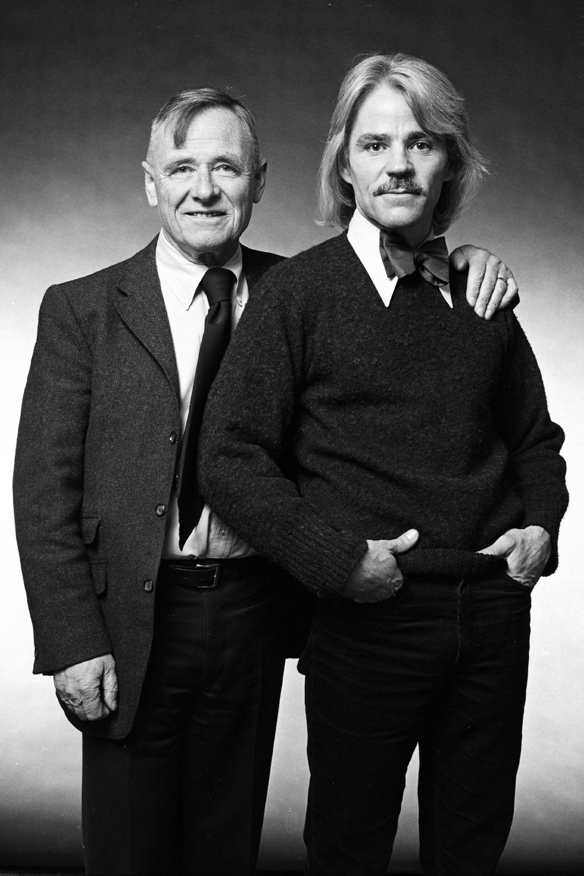 Christopher Isherwood i Don Bachardy w Nowym Jorku w 1974 (Fot. Getty Images)