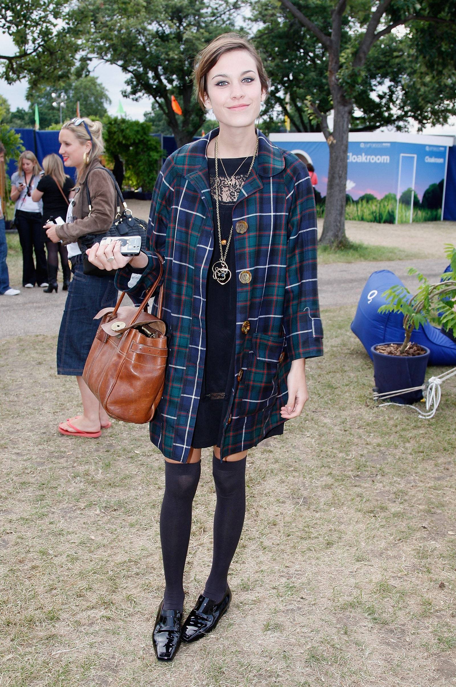 Alexa Chung z torebką Bayswater na Wireless Festival, 2008 (Fot. Getty Images)