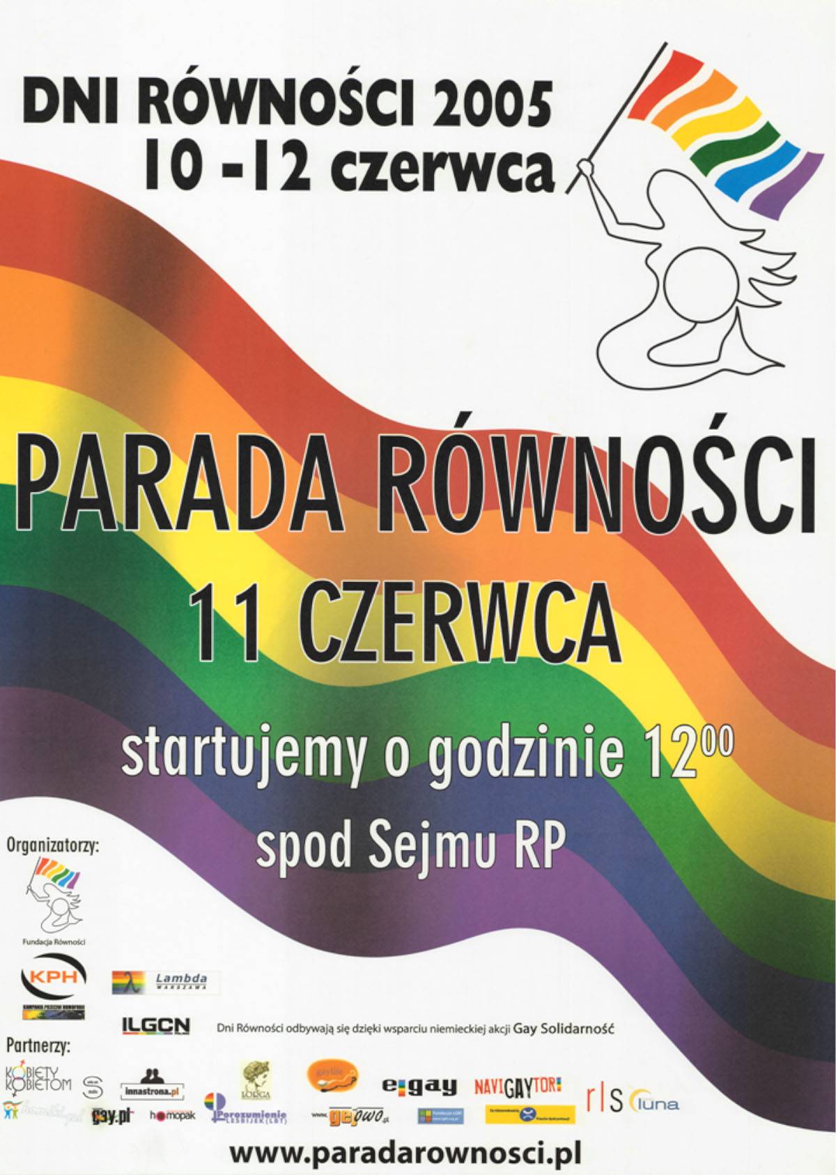 Ulotka o Paradzie równości ze zbiorów QueerMuzeum (Fot. Materiały prasowe)