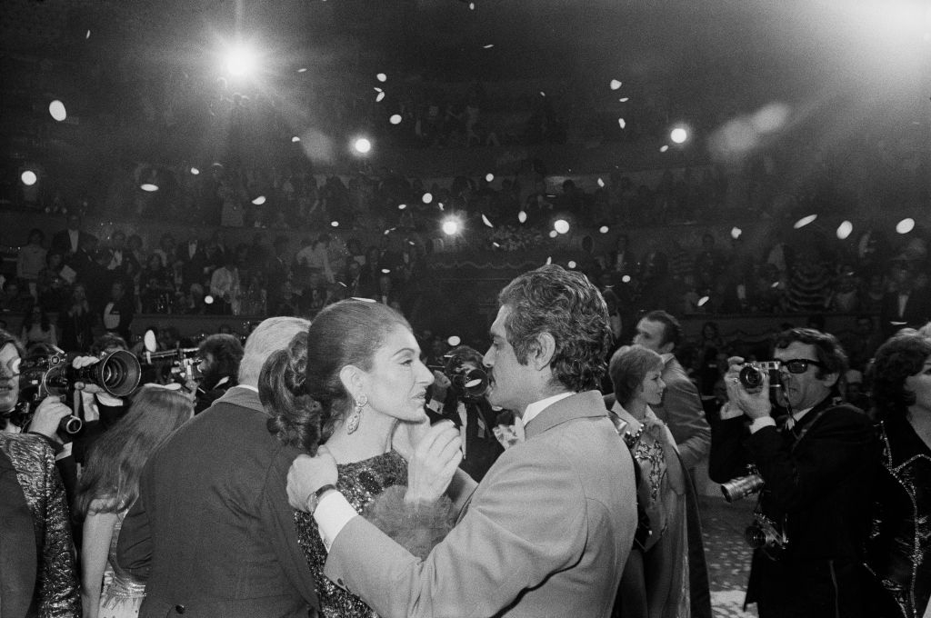 Maria Callas i  Omar Sharif, Fot. Michel Ginfray/Sygma/Sygma via Getty Images