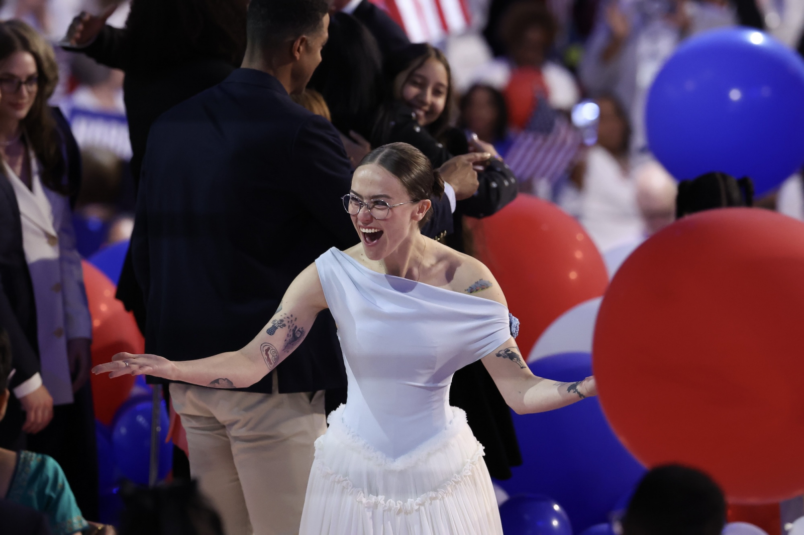 Ella na konwencji Demokratów (Fot. Getty Images)