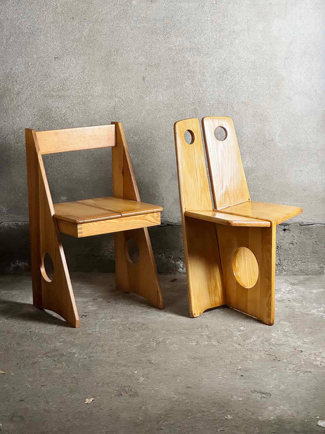 Furusnickarn, brutalistyczne krzesła projektu Gilberta Marklunda, Fot. dzięki uprzejmości Krześlarza
