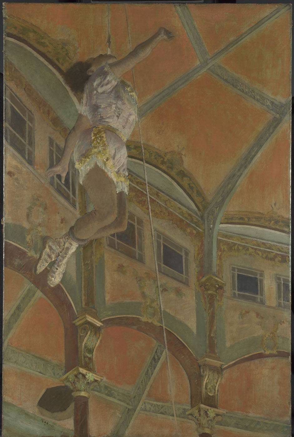 Hilaire-Germain-Edgar Degas, Miss La La at the Cirque Fernando, 1879 © The National Gallery, London