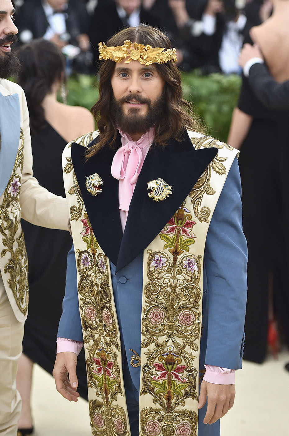 Jared Leto na MET Gali w 2018 roku (Fot. Jason Kempin/Getty Images)