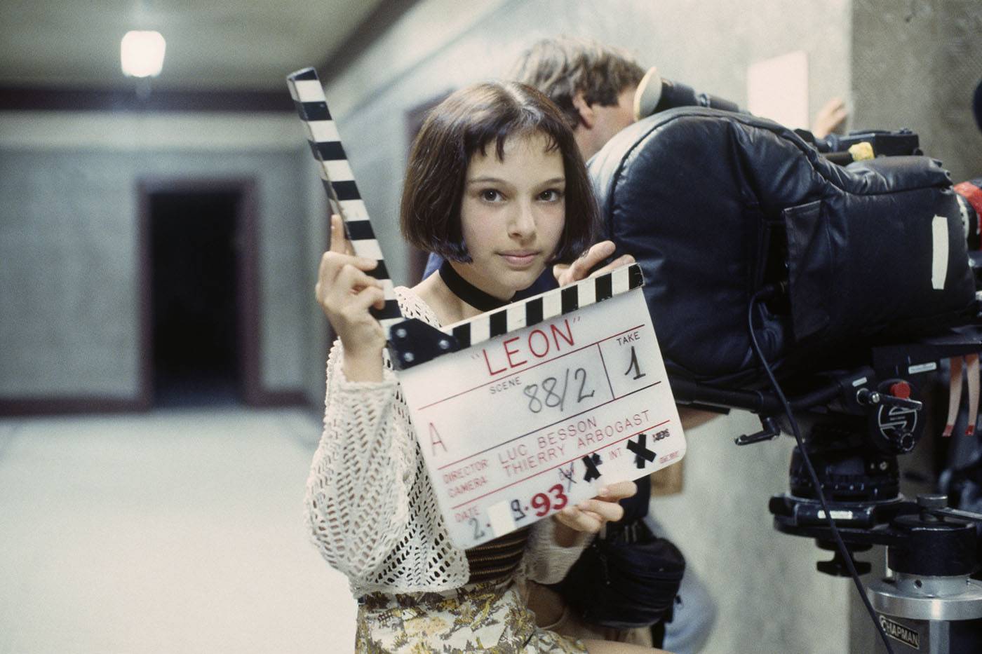 Na planie filmu Leon Zawodowiec (Fot. Getty Images)