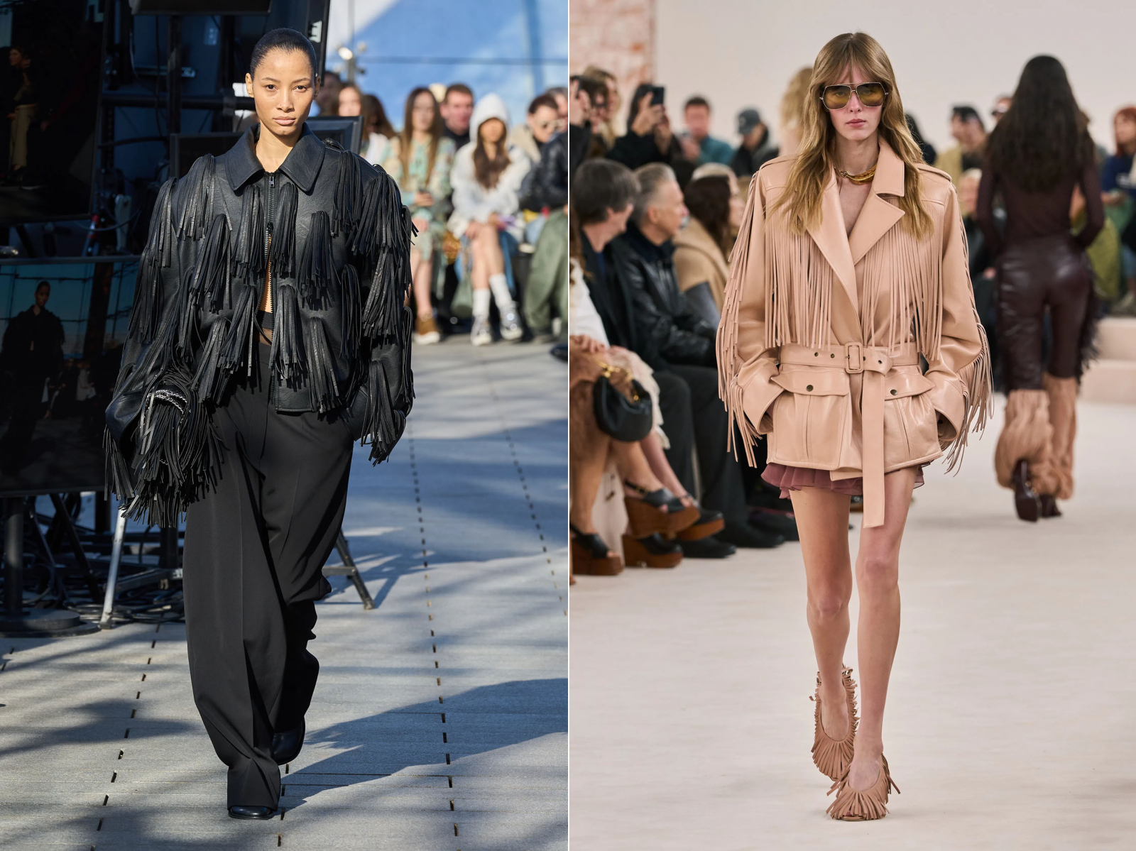 Stella McCartney i Chloé jesień-zima 2024-2025 (Fot. Go Runway)