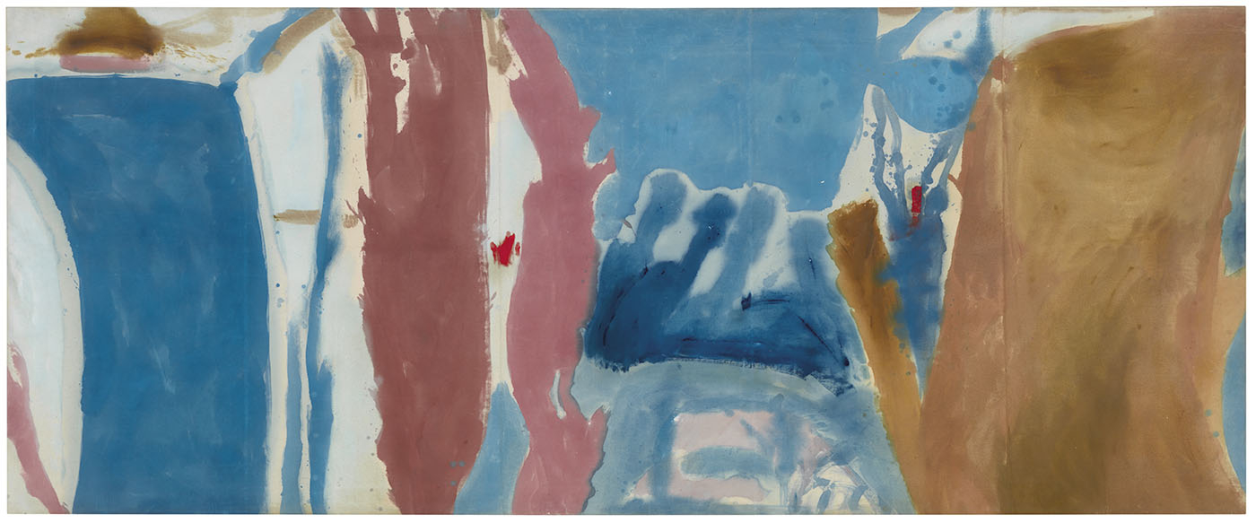 Helen Frankenthaler, Open Wall, 1953 (© 2024 Helen Frankenthaler Foundation, Inc. / Artists Rights Society (ARS), New York)